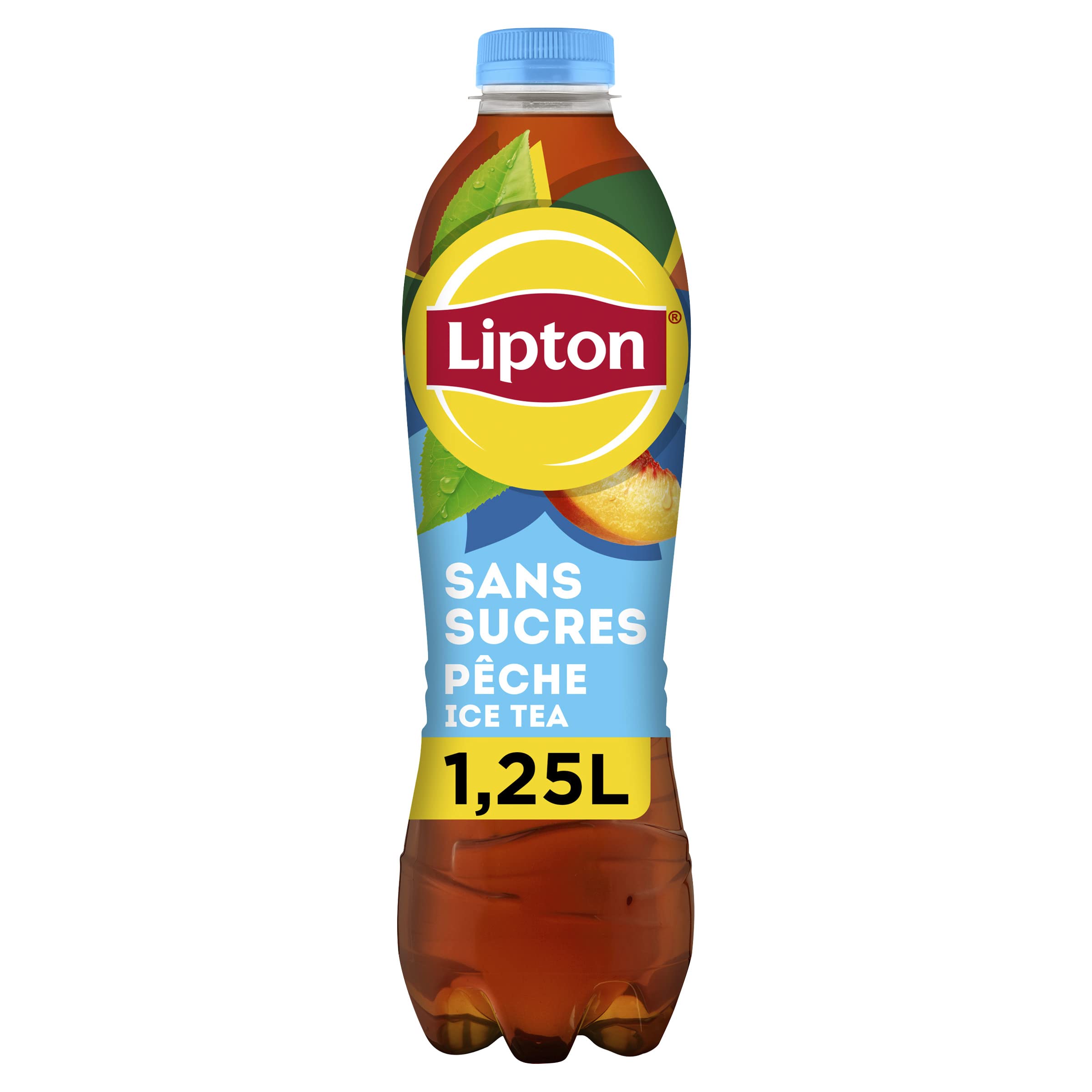 LIPTON PÉCHE ZÉRO EN PET 1,25L POUR LE Repos DE Sans Effort